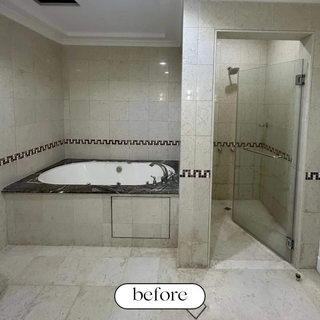 Before Bathroom Wrapping
