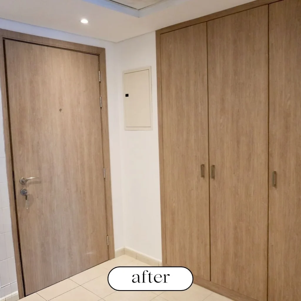 Door wrap Dubai | interior wrapping near me