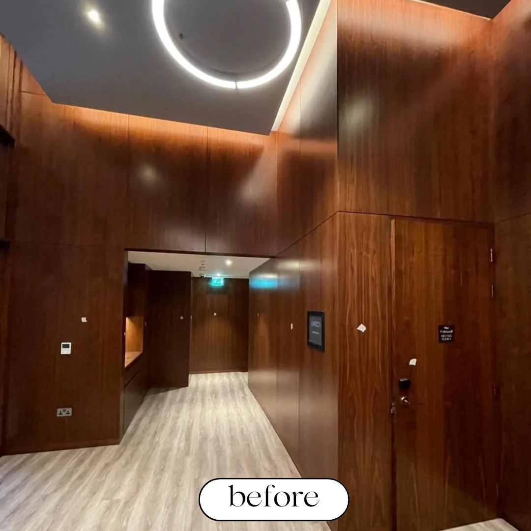 wall wrap transformation in dubai