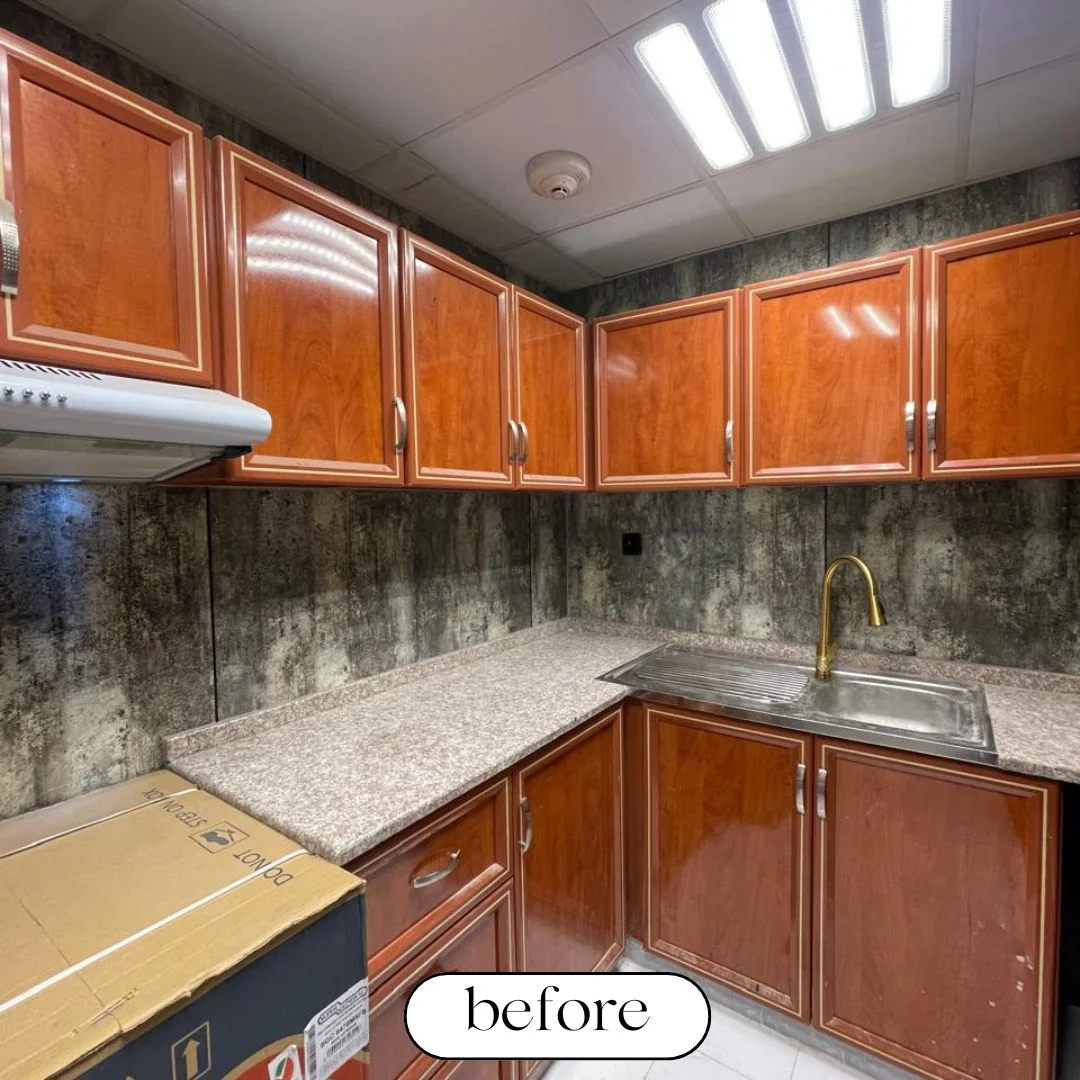 kitchen cabinet wraps | Kitchen wrap Dubai