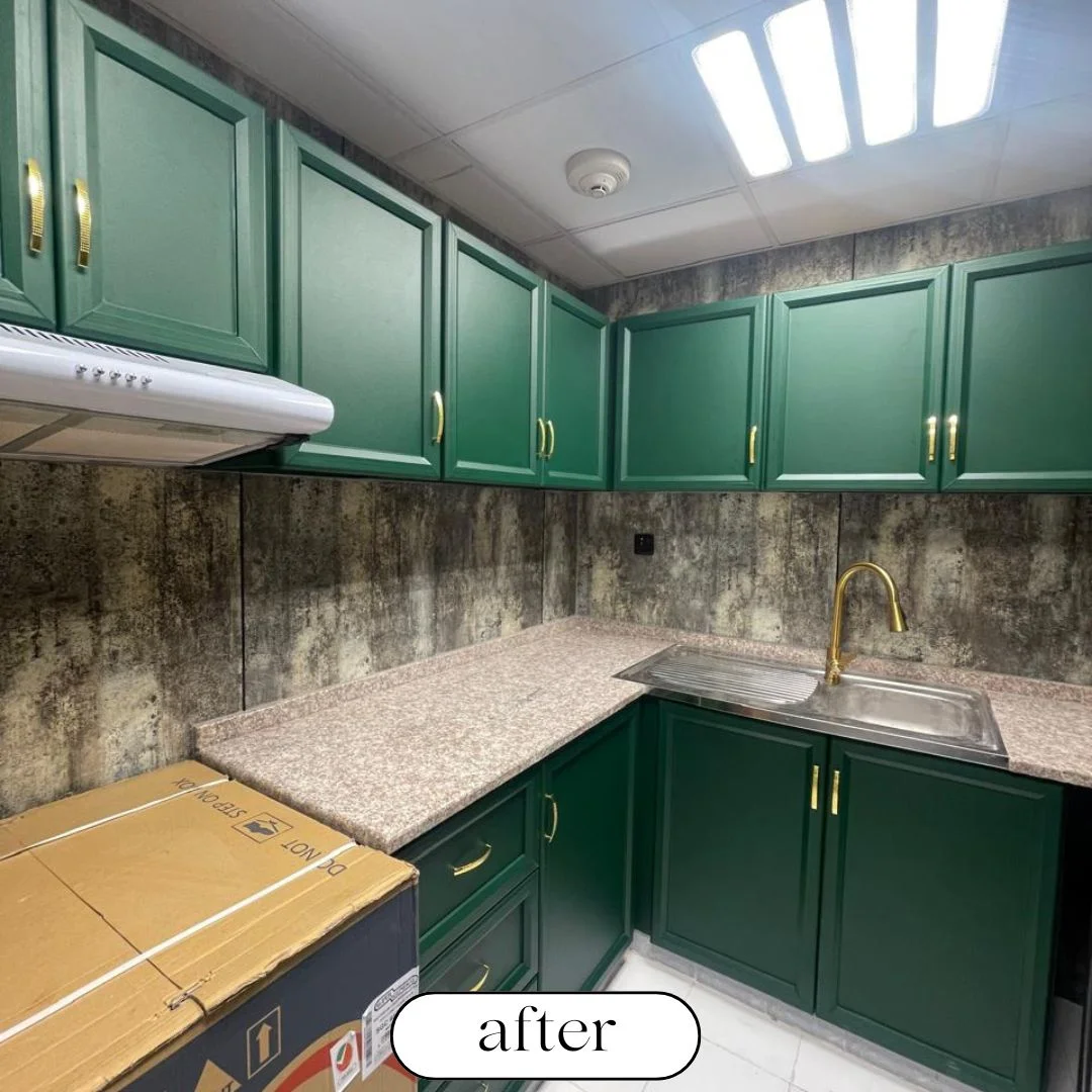kitchen cabinet wraps | Kitchen wrap Dubai